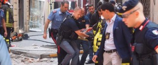 Copertina di Bologna, esplosione in pieno centro in un ristorante: sette feriti