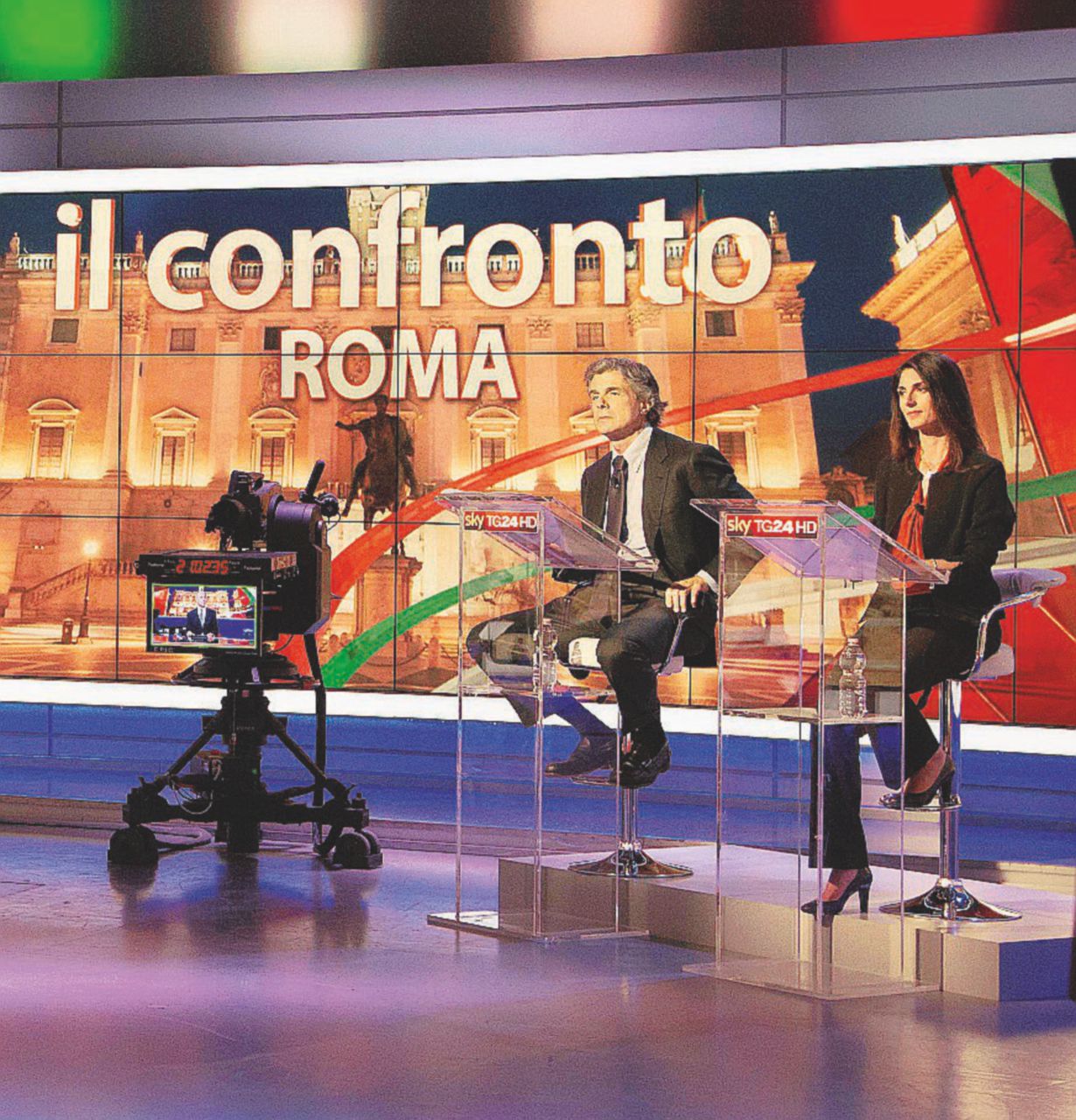 Copertina di I candidati sindaco a Roma tra insulti e scontri in tv