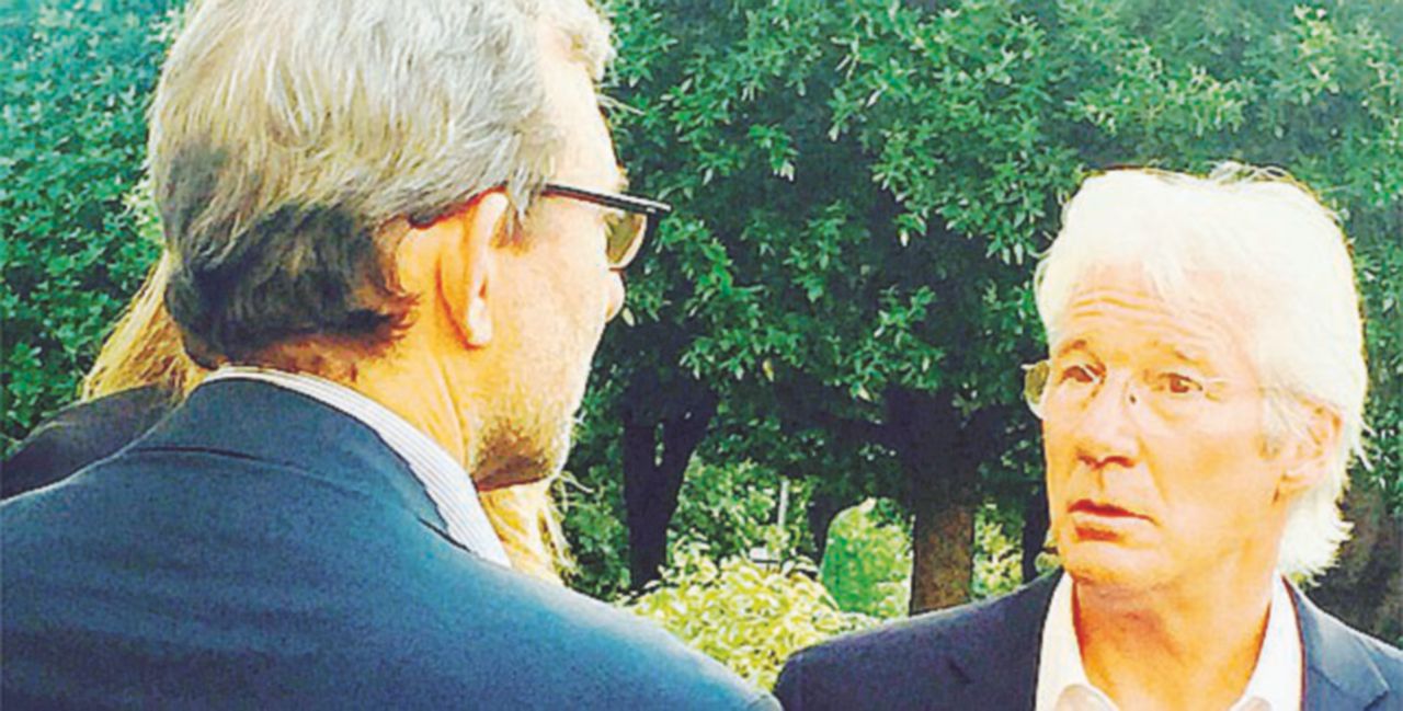 Giachetti e la foto con l’ignaro Gere