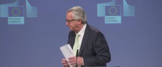 Copertina di Brexit è la fine dell’Ue? Juncker stizzito: “No”. E se ne va tra gli applausi dei giornalisti