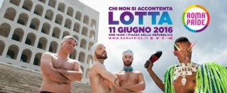 Copertina di Pride 2016 a Roma, Fendi contro la campagna: “Non usate foto del Palazzo della Civiltà italiana, è nostra sede”