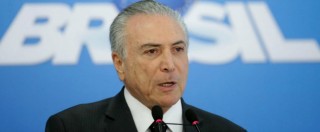 Copertina di Brasile, nuova crisi politica dopo richiesta arresto presidenti Camera e Senato. Nyt: “Il governo Temer è illegittimo”