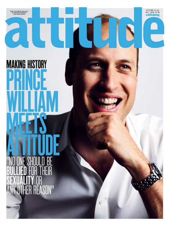 Il principe William “fa storia”: per la prima volta un reale inglese sulla copertina di una rivista gay