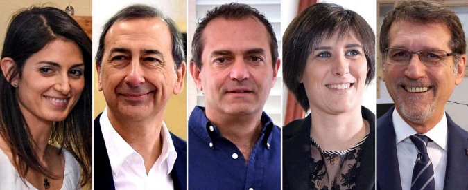 Copertina di Ballottaggi Comunali 2016, il Pd: “Sconfitta senza attenuanti”. Raggi: “Parte nuova era”. Salvini all’attacco: “Italiani non credono più a Renzi”