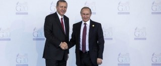 Copertina di Jet russo abbattuto, lettera di scuse di Erdogan a Putin: “Ogni iniziativa per alleviare il danno arrecato”