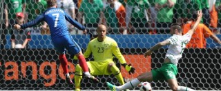 Francia-Irlanda 2-1: Brady spaventa una nazione intera per 57 minuti. Poi ci pensa Griezmann