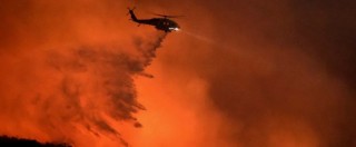 Copertina di Usa, incendio intorno a Los Angeles vicino alle ville di Hollywood: evacuate 5mila persone