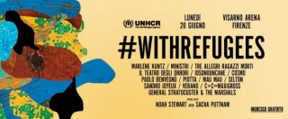 Copertina di Giornata mondiale del rifugiato, concerto #WithRefugees a Firenze il 20 giugno: da I Ministri ai Marlene Kuntz