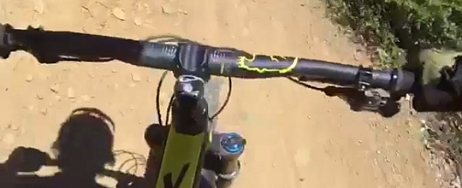 Copertina di Incidente bestiale: mountain bike nel bosco, ma l’orso compare all’improvviso