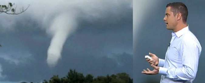 Copertina di A cosa assomiglia questa nuvola? Meteo imbarazzante, e la conduttrice scoppia a ridere