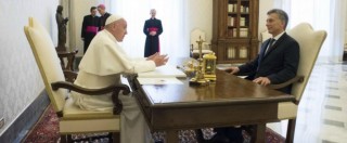 Copertina di Papa Francesco rifiuta la donazione dell’Argentina: “Dovete pensare ai bisogni del popolo. E poi nell’assegno c’è 666”
