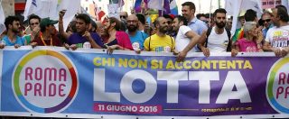 Copertina di Gay Pride a Roma, “Unioni civili? Non basta”. Ecco l’agenda della battaglia lgbt