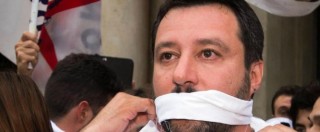 Copertina di Salvini imbavagliato come Moro, bufera sul fotomontaggio postato su Facebook da giovane Pd. Zaia: “Peggiore politica”