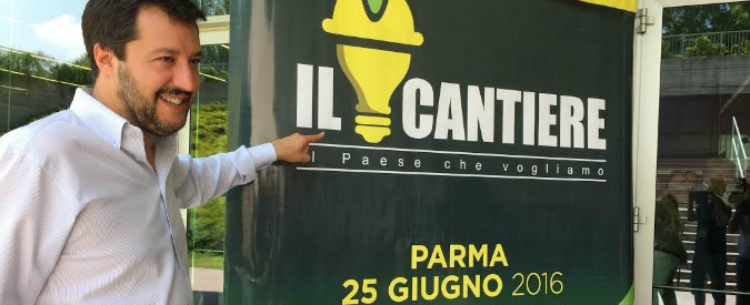 Lega Nord, “Cantiere” del centrodestra a Parma. Salvini: “L’Europa è in mano a massoni, banchieri e finanzieri”