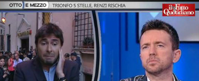Copertina di M5s, Scanzi a Di Battista: “Temete di non farcela?”. “Sì, abbiamo paura ma abbiamo coraggio e umiltà”