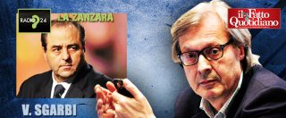 Copertina di Sgarbi: “A Di Pietro devo soldi per diffamazione? E’ un poveretto fallito, anzi lo querelo io”