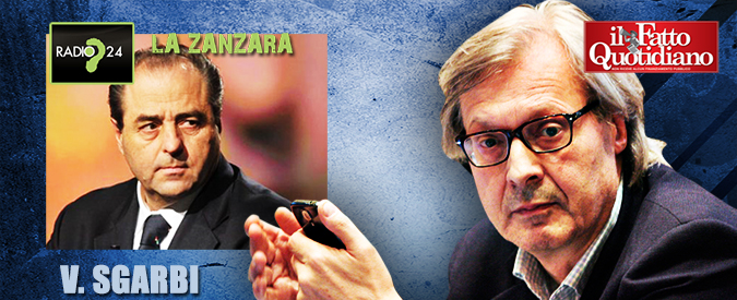 Copertina di Sgarbi: “A Di Pietro devo soldi per diffamazione? E’ un poveretto fallito, anzi lo querelo io”