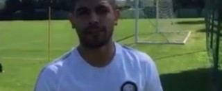 Copertina di Banega, primo giorno ad Appiano Gentile. Il saluto ai tifosi: “Forza Inter” – Video