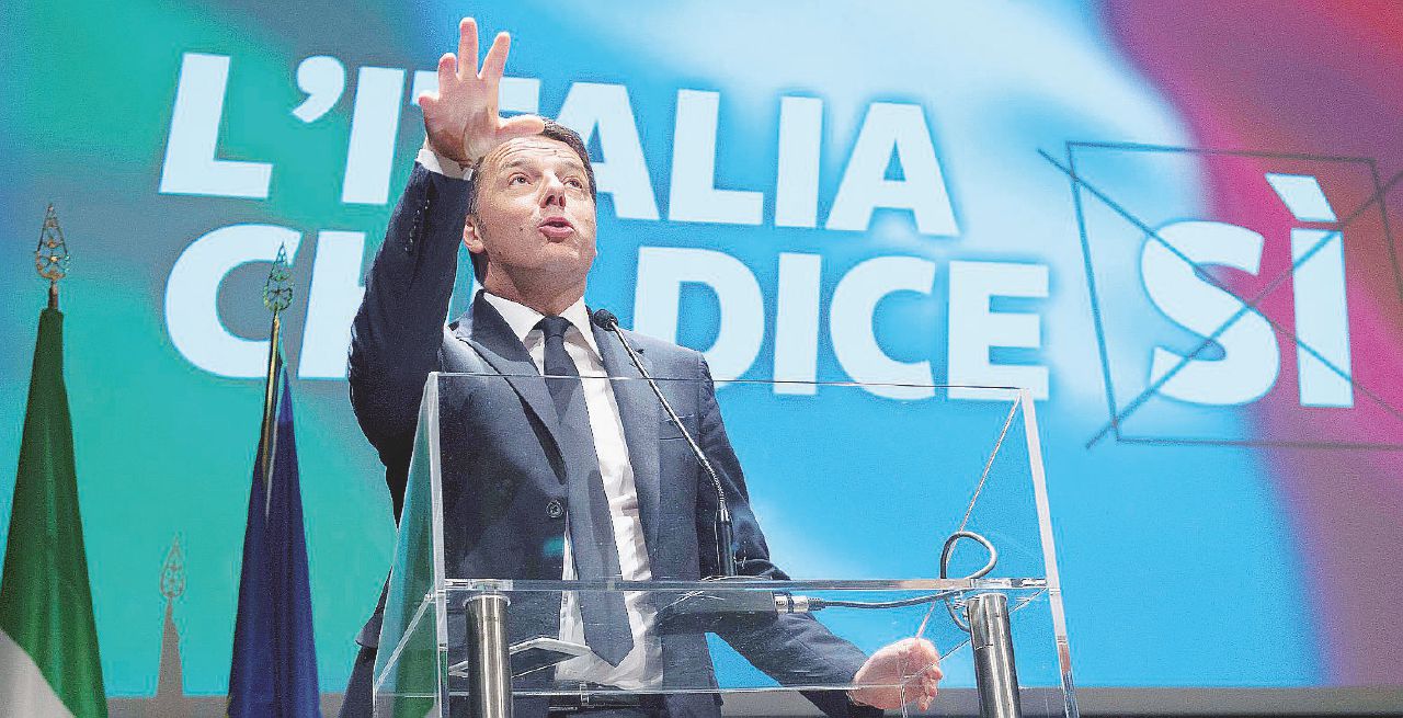 Annunci e speranze - Il premier Matteo Renzi durante l'apertura della campagna per il sì a Firenze - Ansa Fantasmi del Sì: i comitati di Renzi non rispondono