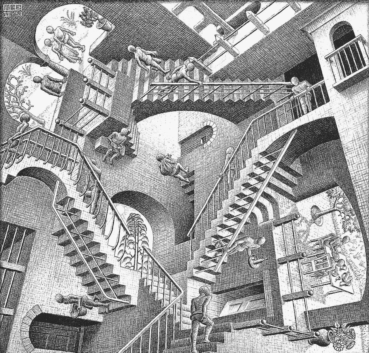 Copertina di Concavi e convessi, la geometria secondo Escher