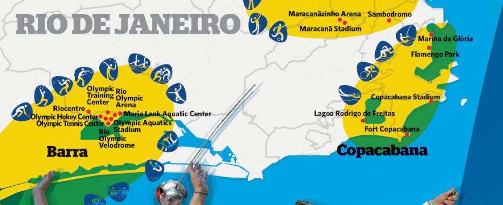 Infografica di Pierpaolo Balani “Rio nuovo mondo”: i Giochi sperano nella “pace olimpica”