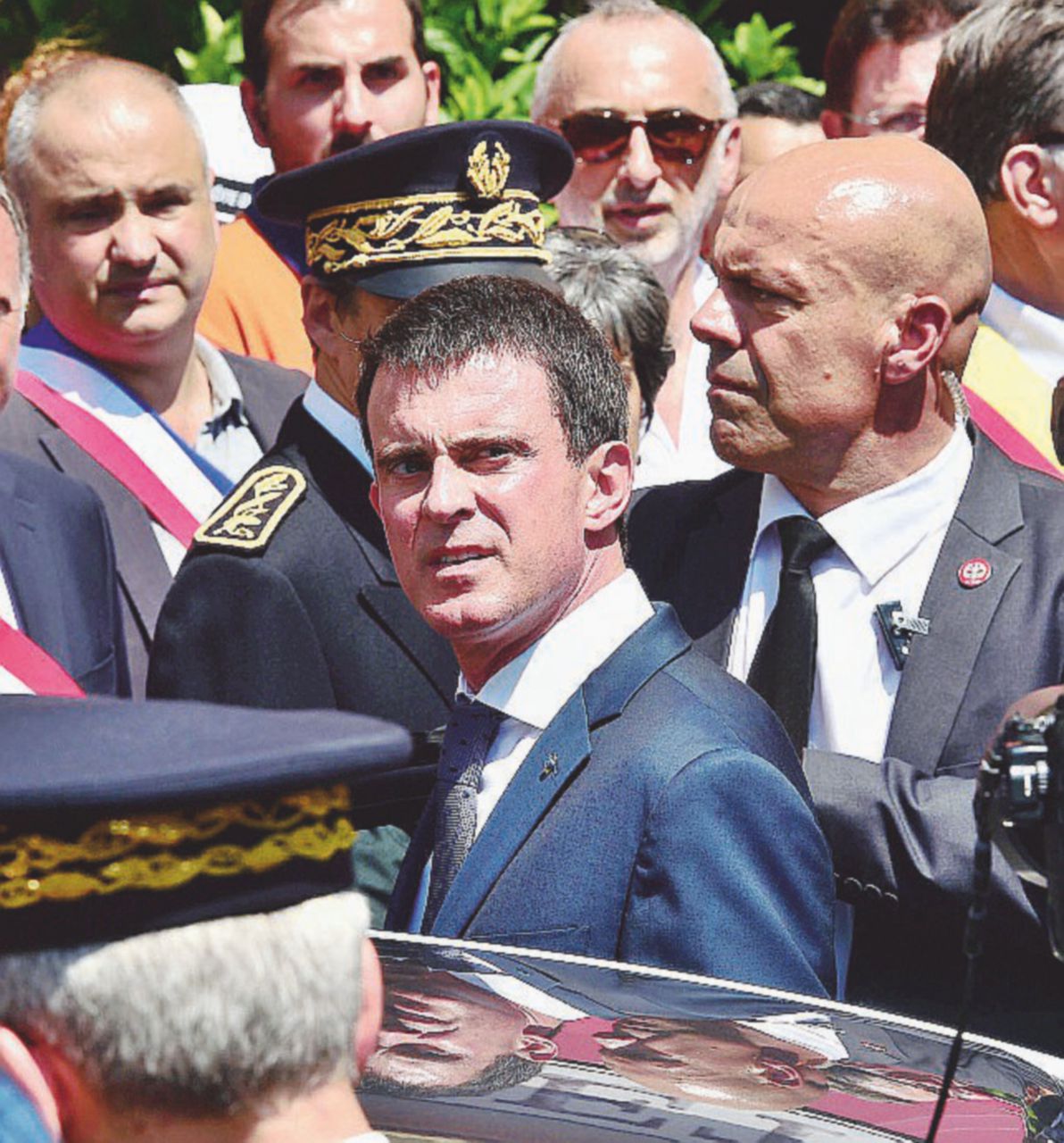 Fischiato - Il premier alla cerimonia di Nizza - LaPresse “Rouen, il nostro fallimento”