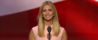 Copertina di Elezioni Usa 2016, Ivanka Trump conquista Cleveland: “Mio padre premia il talento delle donne”