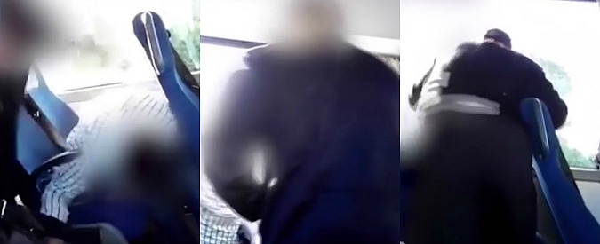 Copertina di Svezia, l’autista del bus è una furia: calci e pugni a un rifugiato siriano che lo aveva fotografato