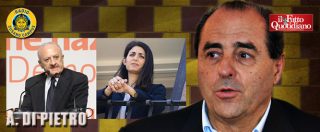 Copertina di Di Pietro: “Parole di De Luca su Raggi? E’ uno strafottente, si sputtana da solo”