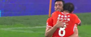 Copertina di Calcio, il primo gol cinese di Graziano Pellè: colpo di testa vincente all’87esimo
