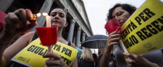 Copertina di Giulio Regeni, manifestazione a Roma a sei mesi dalla scomparsa: “Istituzioni italiane non hanno fatto abbastanza”