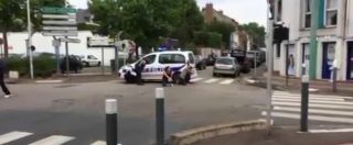 Copertina di Normandia, polizia in azione attorno alla chiesa di Rouen