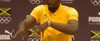 Copertina di Olimpiadi Rio 2016: rap del giornalista, Bolt parte con la danza
