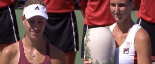 Copertina di Tennis, WTA Cincinnati: la Kerber perde la finale contro Pliskova e rimane seconda nel ranking mondiale – VIDEO
