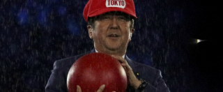 Olimpiadi Rio 2016, premier giapponese Abe alla cerimonia di chiusura vestito da Super Mario – FOTOGALLERY