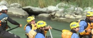 Copertina di Calcio, De Laurentiis e il coro anti-bianconeri in rafting: “Chi non salta juventino è”