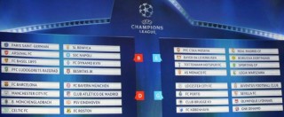 Copertina di Champions League 2016, il sorteggio sorride alle italiane: nessuna big nel girone di Juventus e Napoli – VIDEO