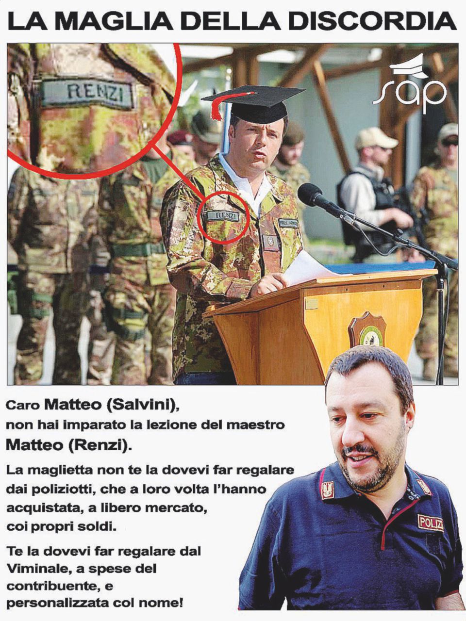 Copertina di Salvini vuole la “pulizia etnica” e spacca i sindacati di polizia