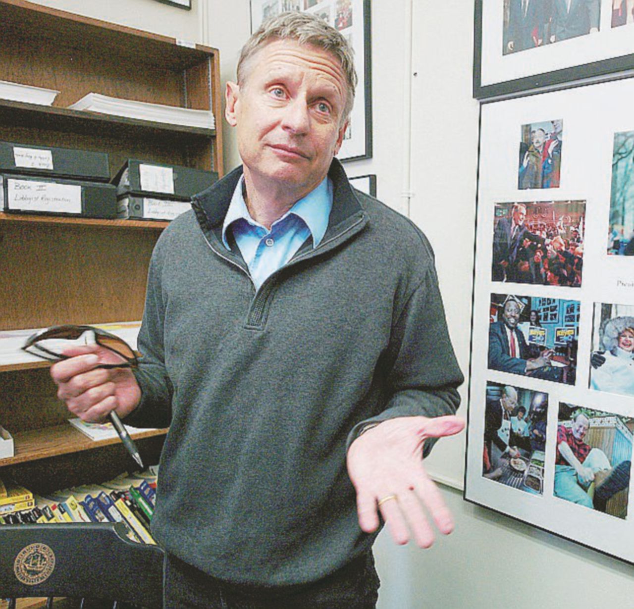 Copertina di Pazza idea, Gary Johnson è diventato presidente