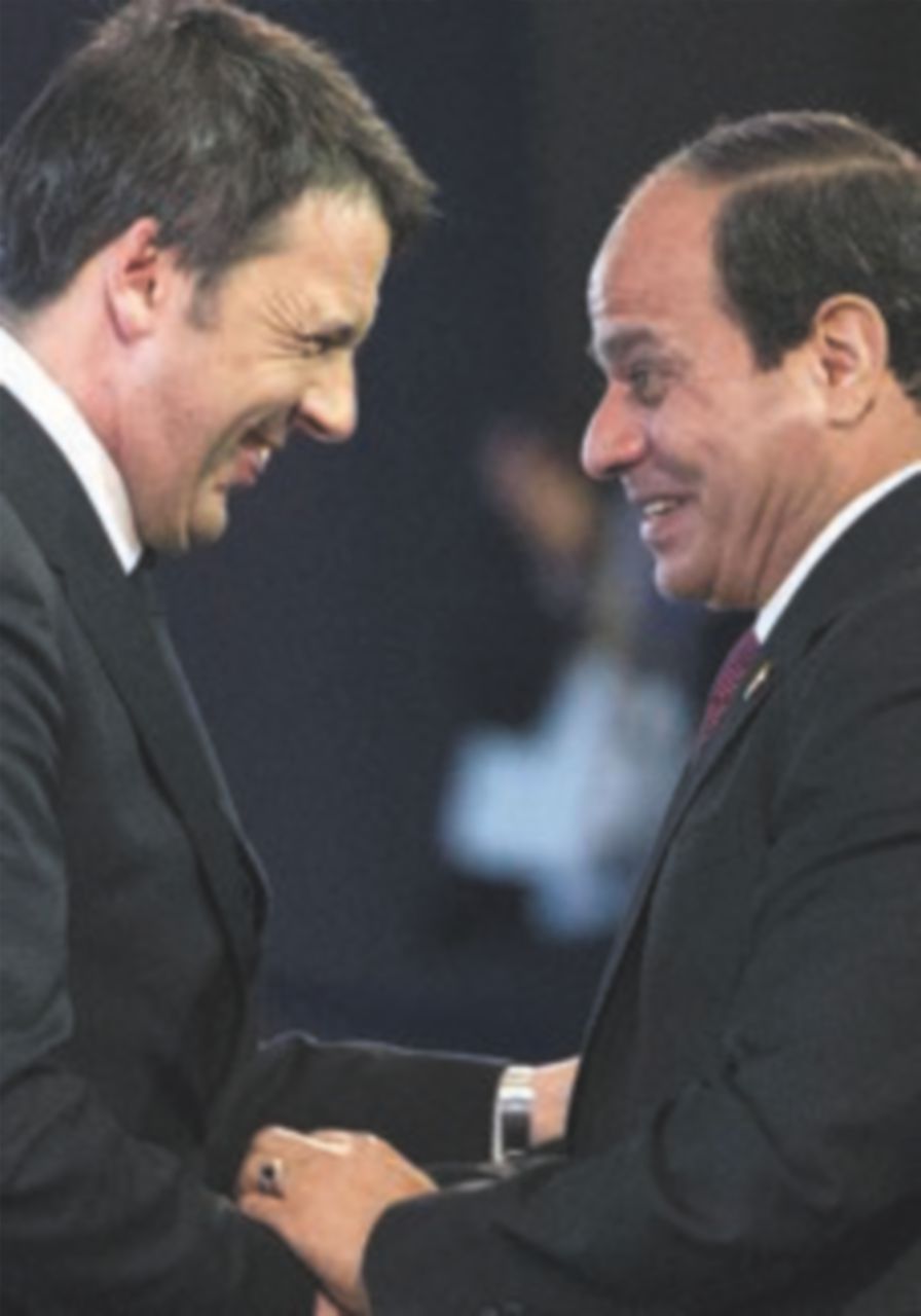 Al-Sisi e Matteo, i due cooperanti