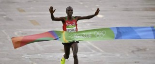 Copertina di Rio 2016, maratona maschile: oro al keniota Kipchoge. Gli Usa terzi con Rupp. Gli italiani lontani dal podio