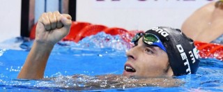Copertina di Olimpiadi Rio 2016, la gioia di Emanuele Detti dopo il bronzo nei 400 stile: “Non riesco ancora crederci” –  VIDEO