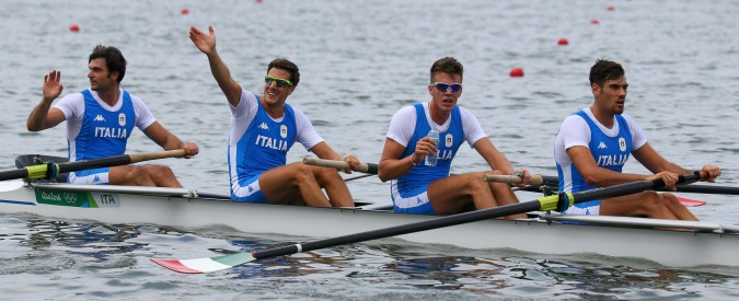 Canottaggio, l’Italia è bronzo nel 4 senza a Rio 2016: grande prova di Vicino, Castaldo, Lodo, Montrone