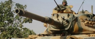 Copertina di Siria, Osservatorio diritti umani: “35 civili morti a causa dei raid turchi a Jarablus”