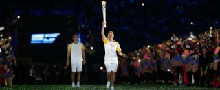 Copertina di Olimpiadi 2016, la cerimonia di apertura a Rio De Janeiro è la festa del Brasile. Con monito sul cambiamento climatico