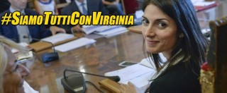 Copertina di Virginia Raggi, direttorio e Grillo per la sindaca di Roma: “Siamo tutti con te”