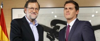 Copertina di Spagna, intesa Ciudadanos-Pp: attesa per l’incontro tra Rajoy e i socialisti