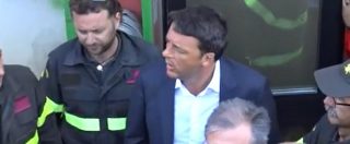 Copertina di Terremoto, Renzi arriva ad Amatrice. Il sindaco: “Gli ho detto che qui si gioca la faccia dell’Italia”