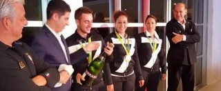Copertina di Olimpiadi Rio 2016, il colpo mancato di Gabriele Rossetti: tradito dal tappo dello spumante – VIDEO