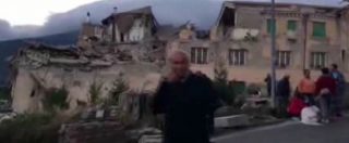 Copertina di Terremoto Amatrice, l’alba sulle macerie: il paese sventrato